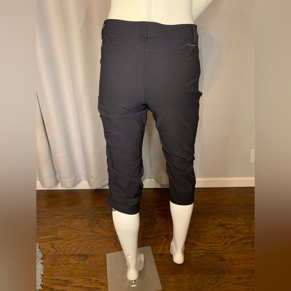 Eddie Bauer sport legging stretch zipper pocket and adjustable leg - Picture 2 of 4
